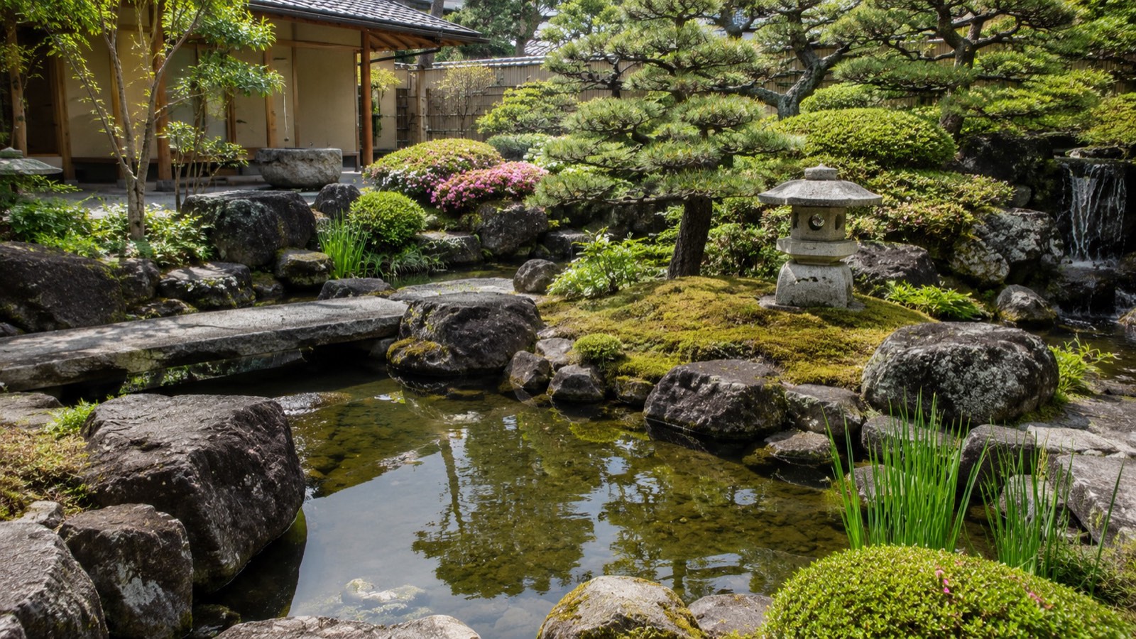 和風庭園の新設（サンプル・AI生成）